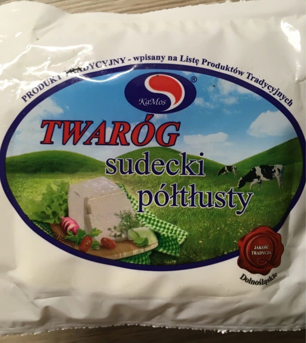 Open Food Facts Twaróg sudecki półtłusty packshot