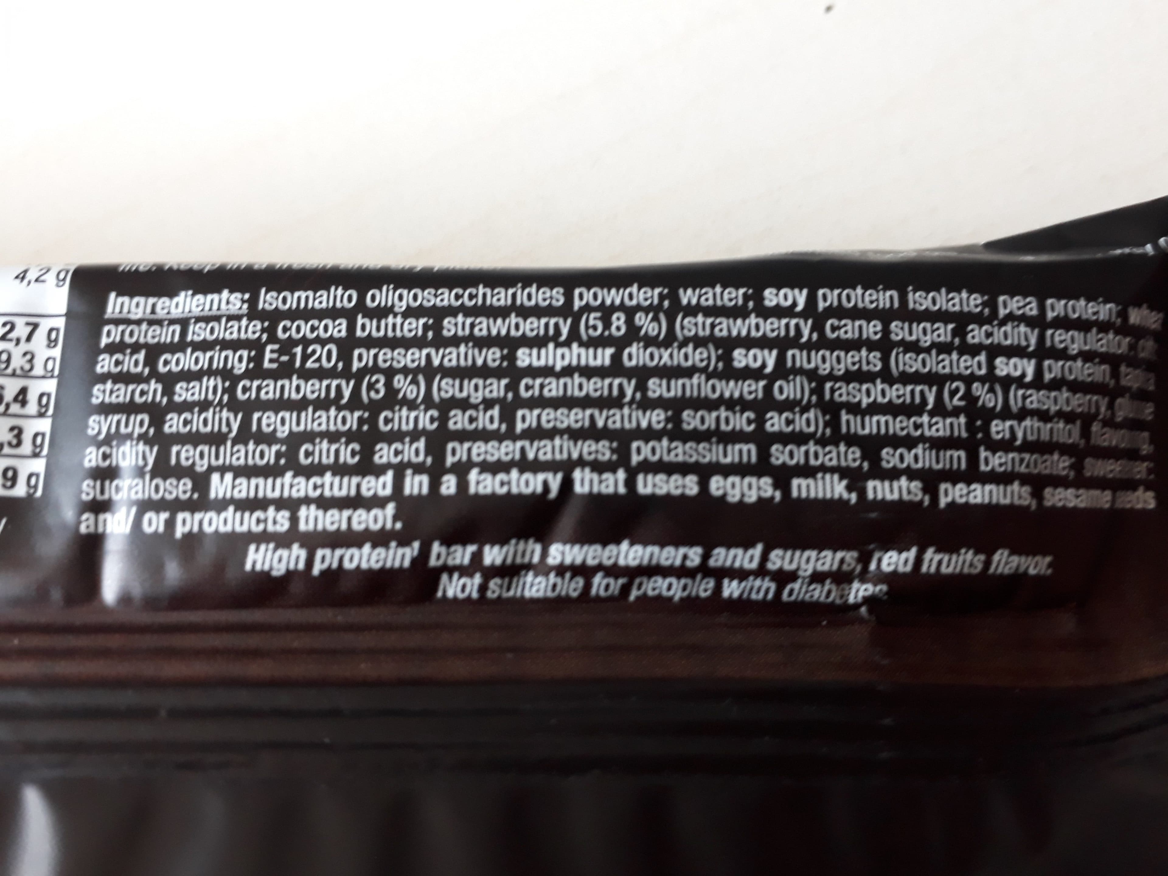 Eric Favre High protein bar vegan packshot