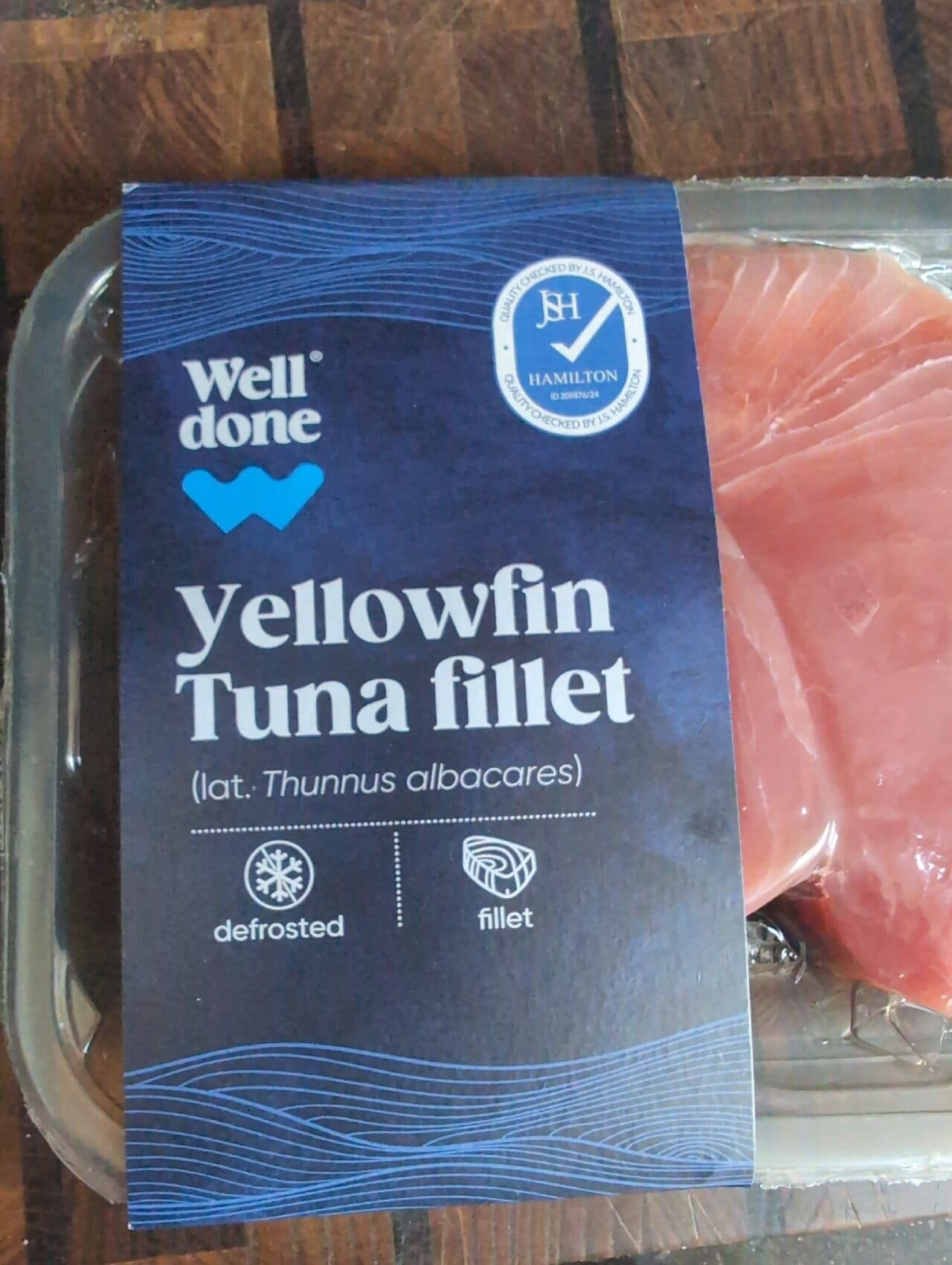 Well Done Yellowfin Tuna Fillet packshot