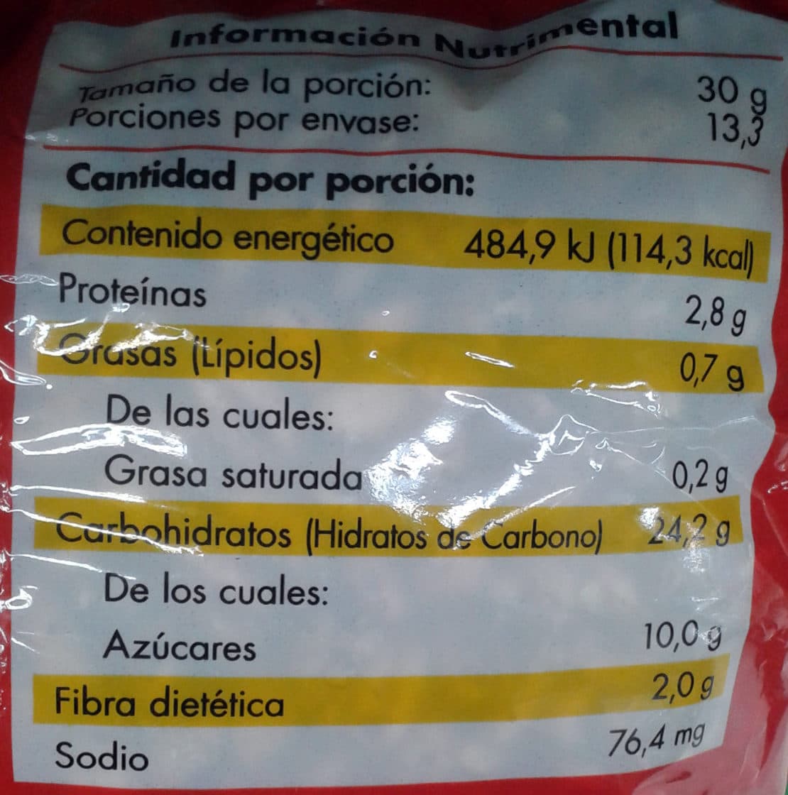 Aurrera Cereal de trigo inflado con sabor a vainilla packshot