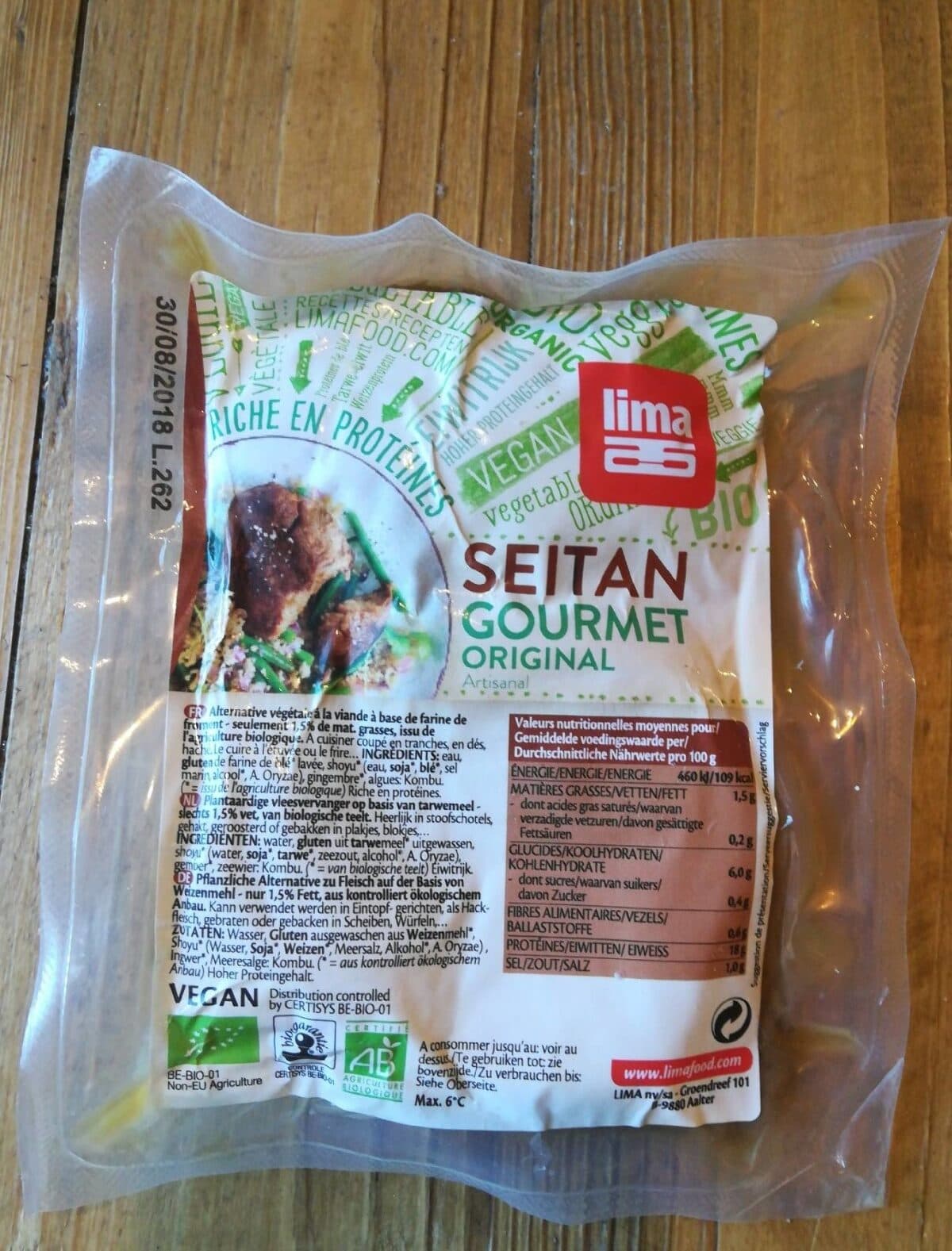 Open Food Facts Seitan gourmet original packshot