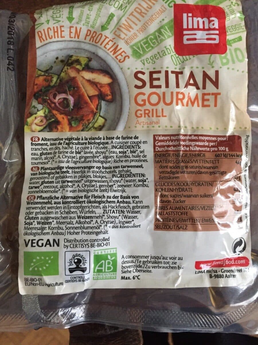 Lima Seitan gourmet grill packshot