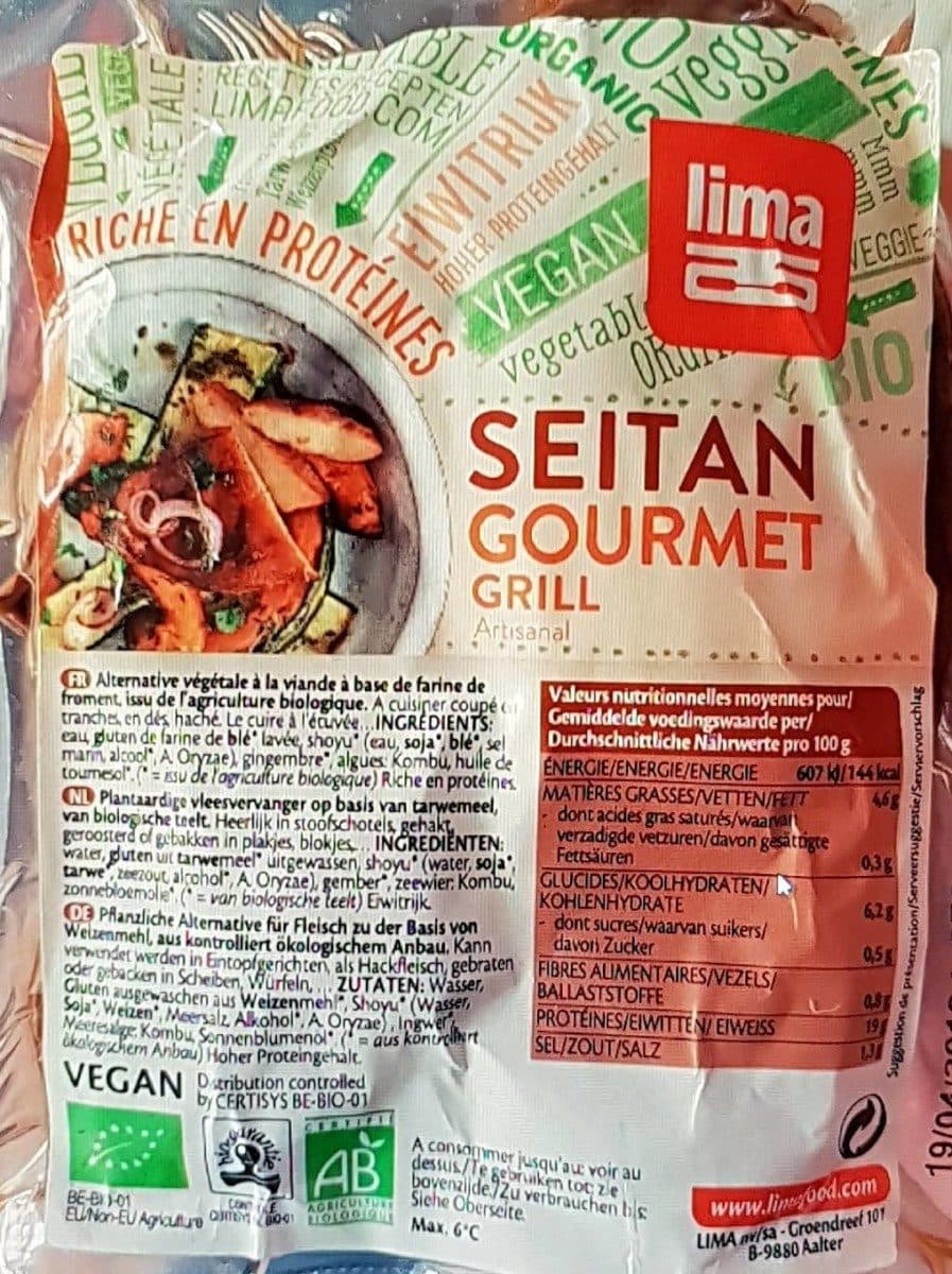 Open Food Facts Seitan gourmet grill packshot
