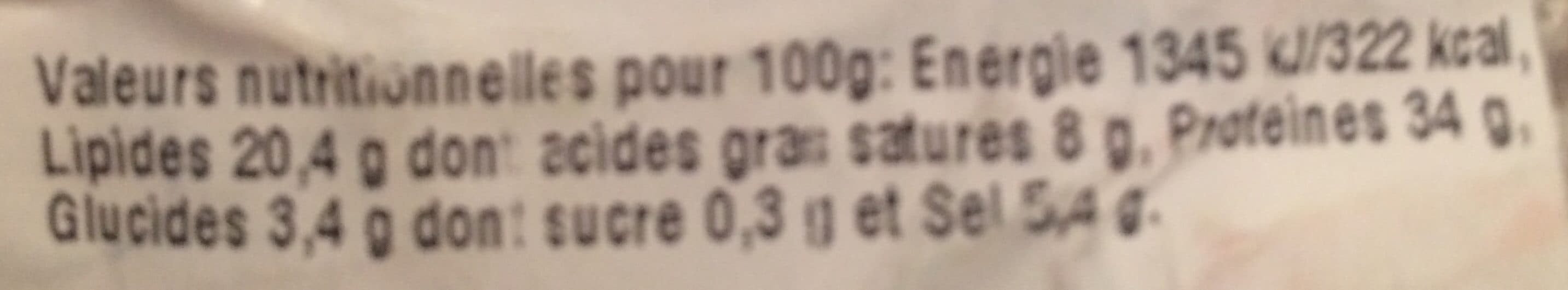 Fumé du Jura Saucisson vin jaune packshot
