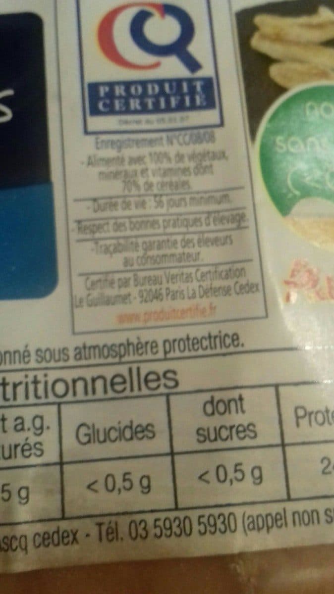 Open Food Facts Aiguillettes poulet packshot