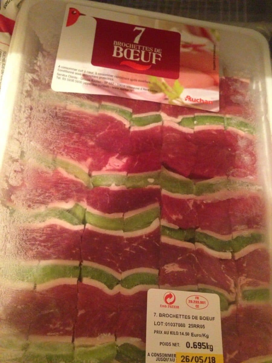 Open Food Facts brochette boeuf packshot