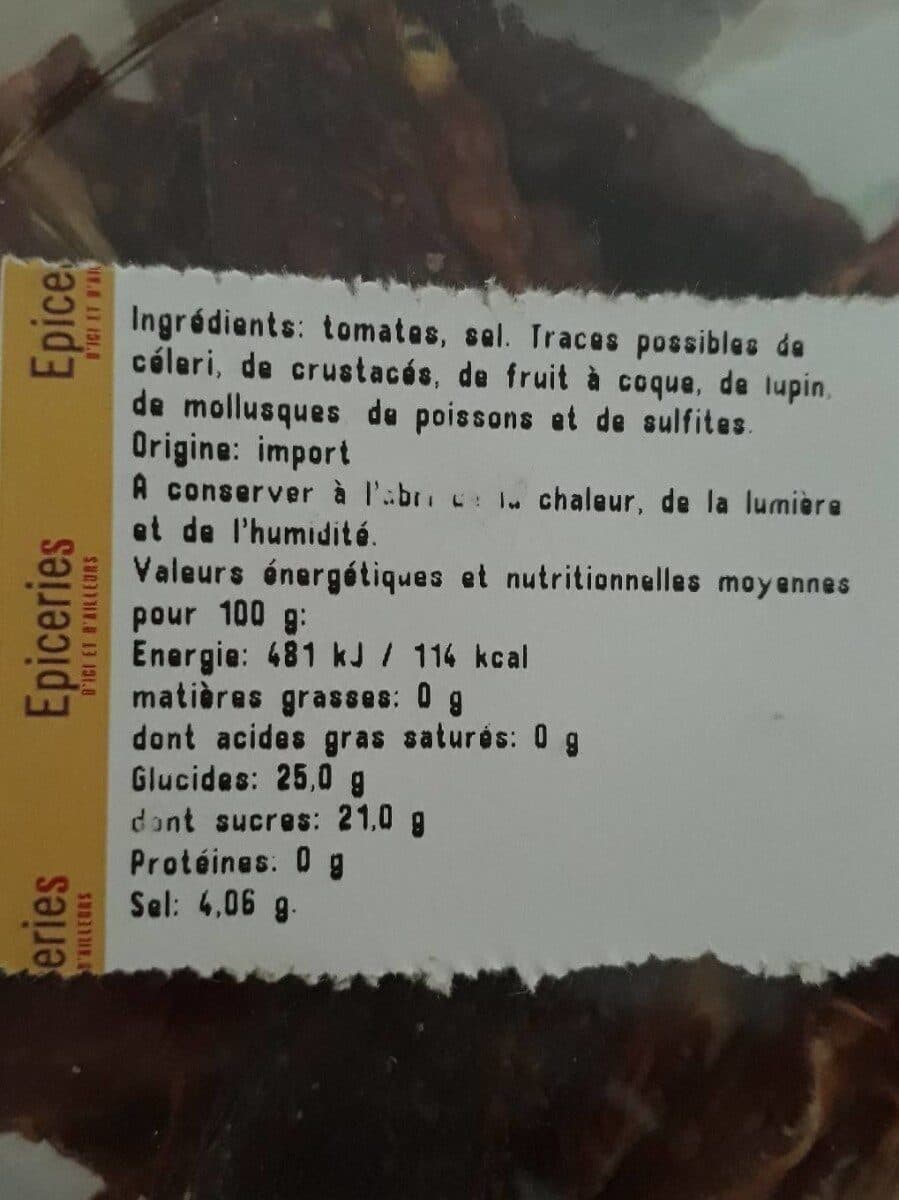 Open Food Facts Tomate séchées packshot