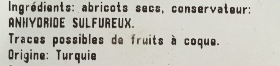 Open Food Facts Abricot sec packshot