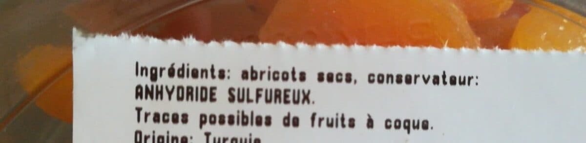 Open Food Facts Abricots secs packshot