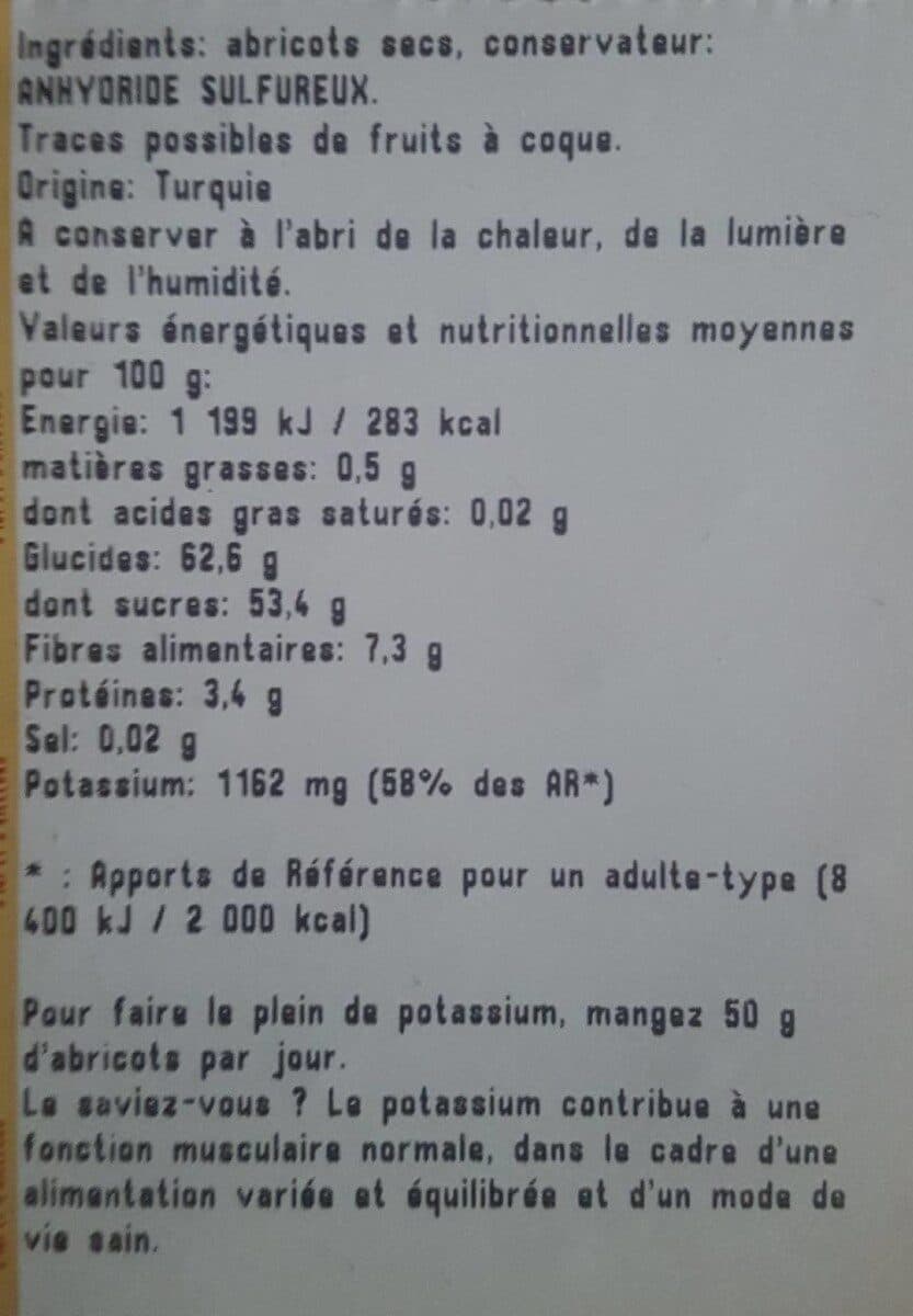 Open Food Facts abricot sec packshot