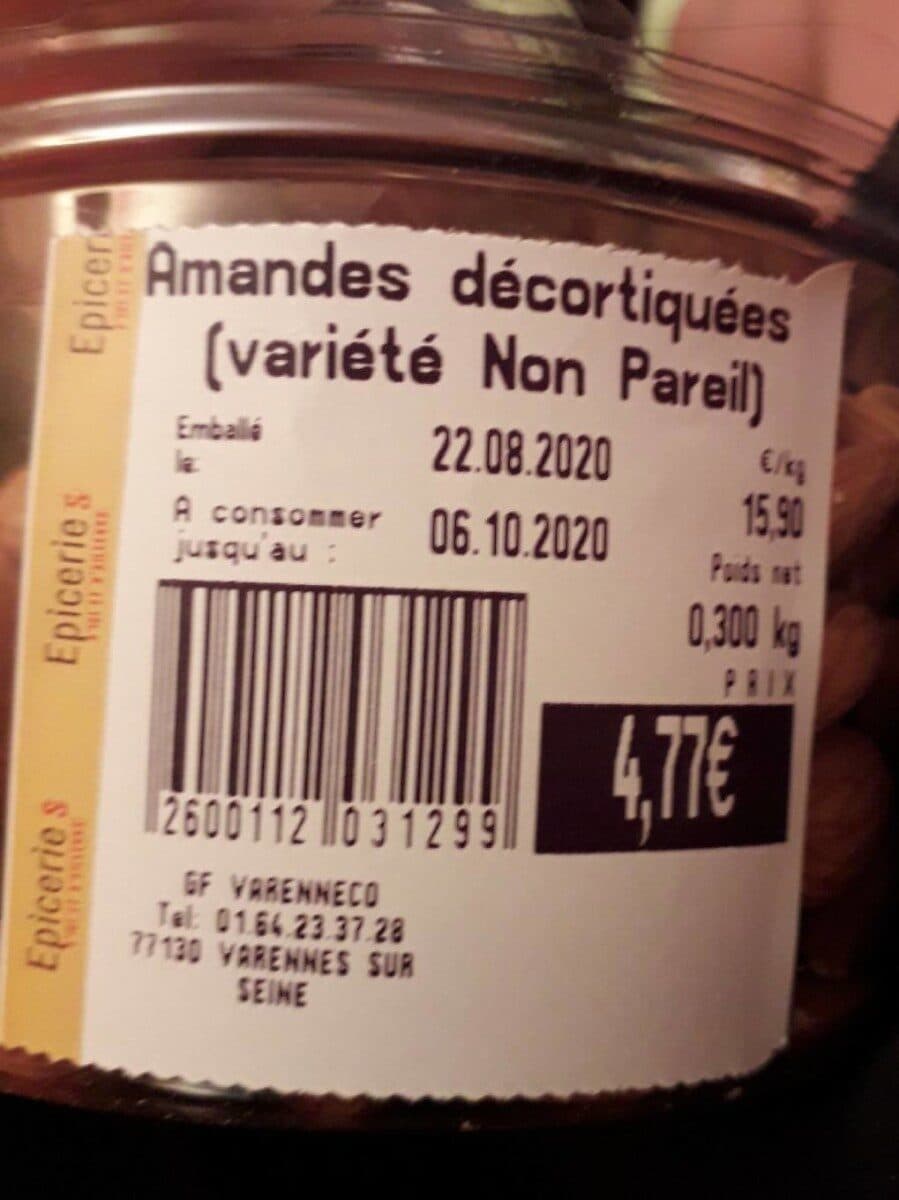 Gf CHAMPAGNECO Amandes décortiquées packshot