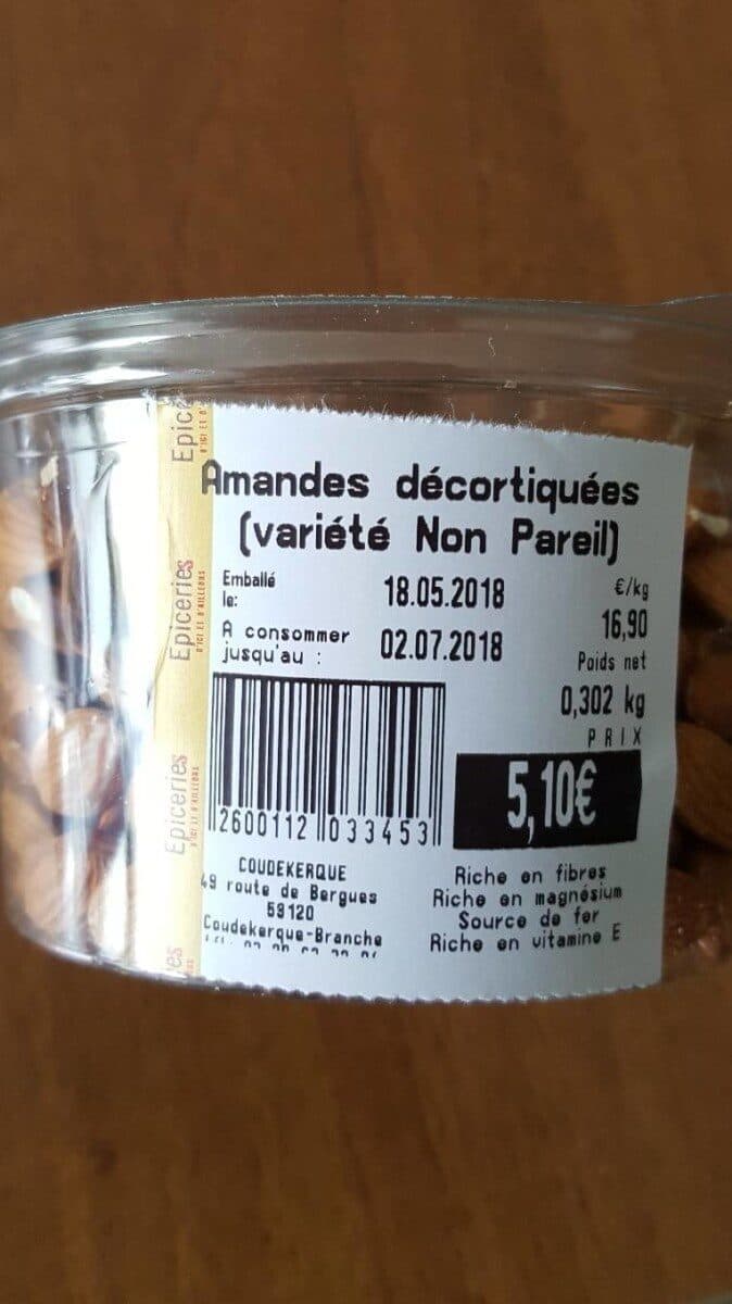 Open Food Facts Amandes packshot