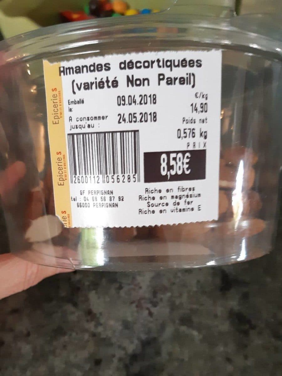 Open Food Facts Amande décortique packshot