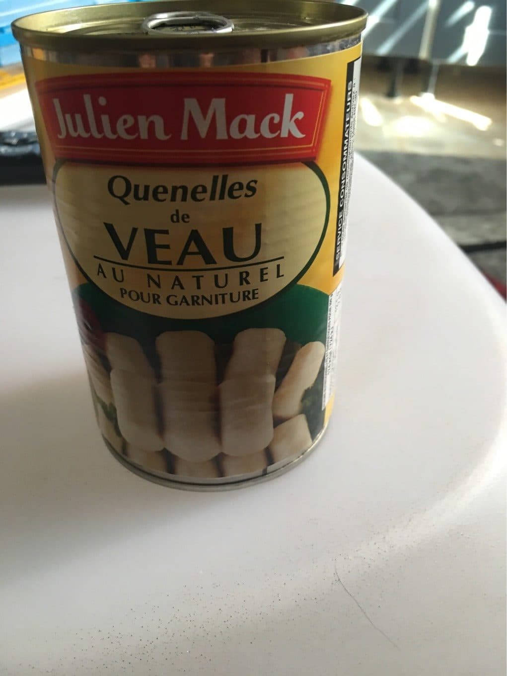Julien Mack Quenelle de veau packshot