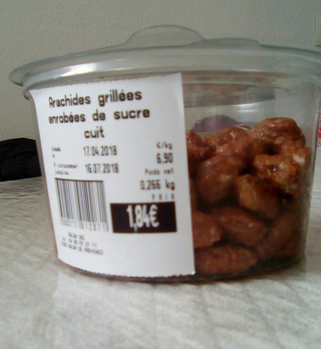 Open Food Facts Arachides grillées enrobées de sucre cuit packshot