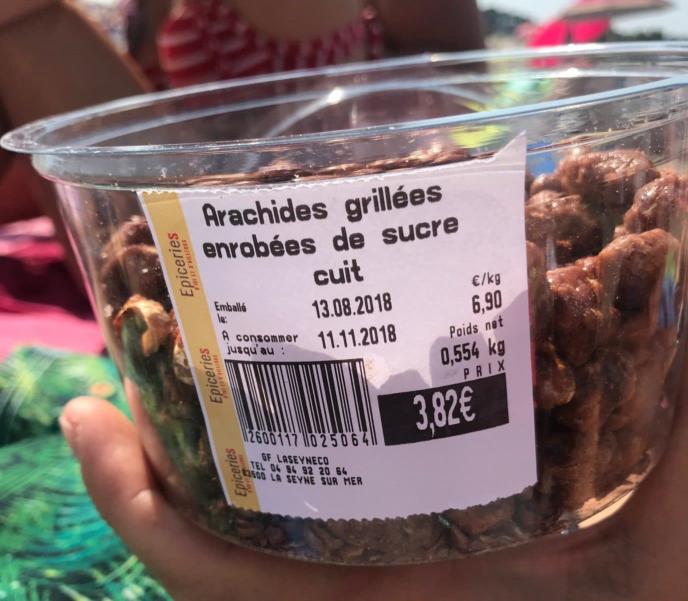 Open Food Facts Arachides grillées enrobées de sucre cuit packshot