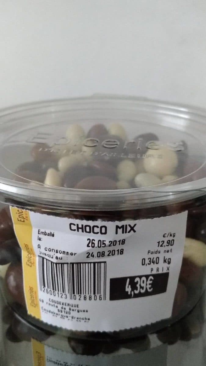 Open Food Facts CHOCO MIX packshot