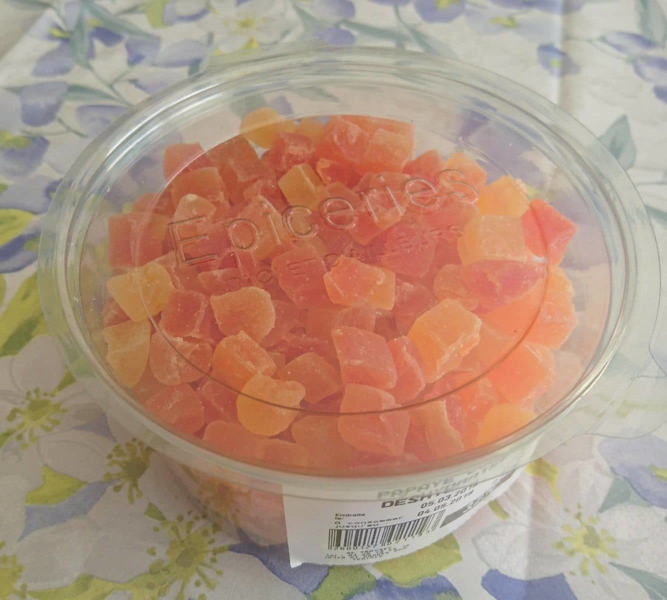 Open Food Facts Papaye Cube Deshydratée packshot
