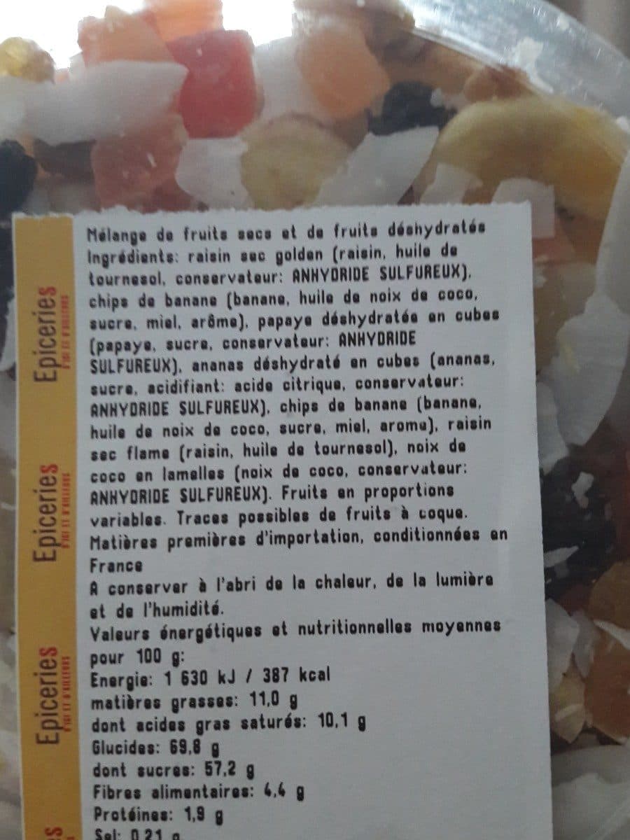 Open Food Facts Mélange exotique packshot