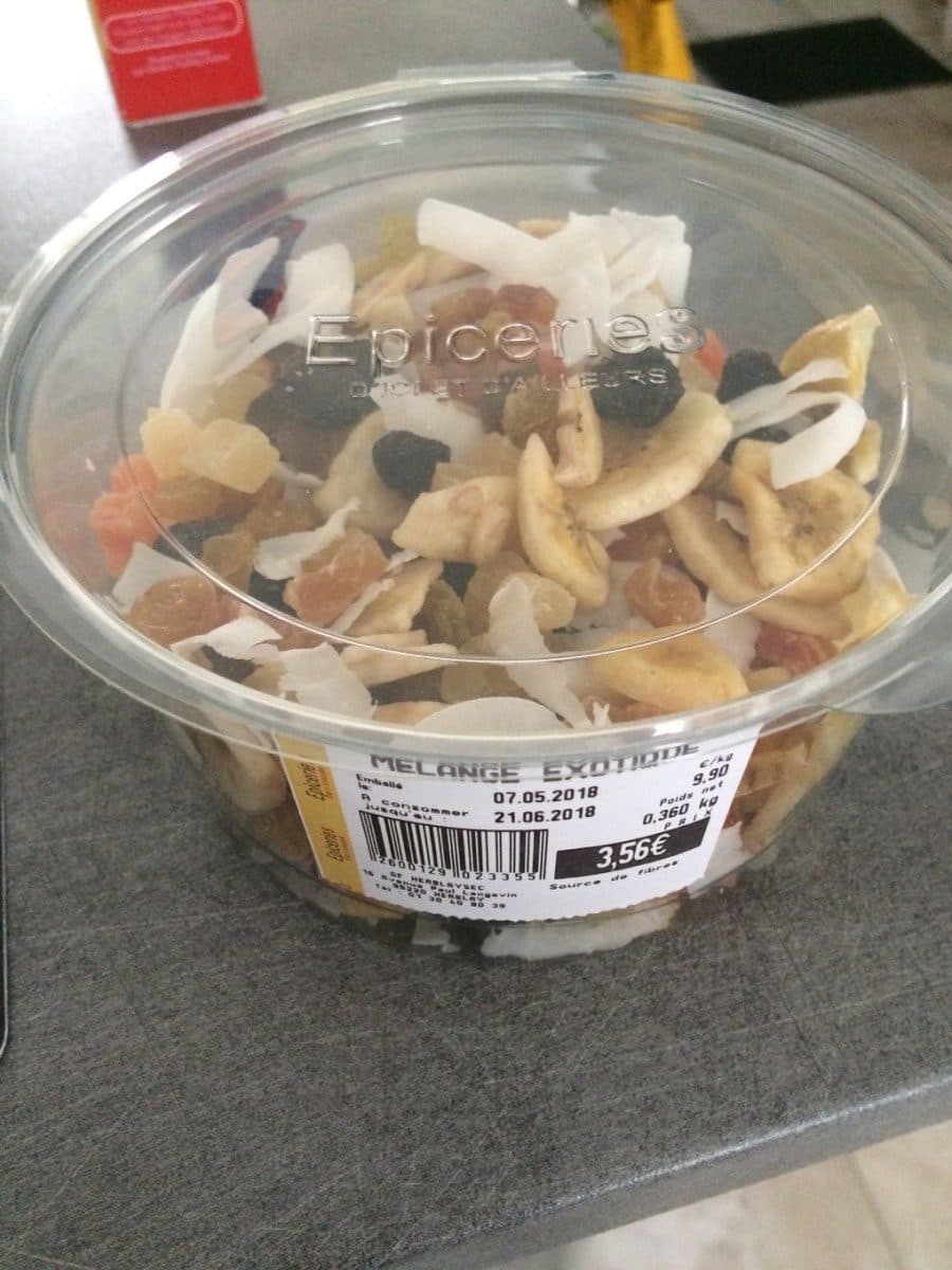 Open Food Facts Melange exotique packshot