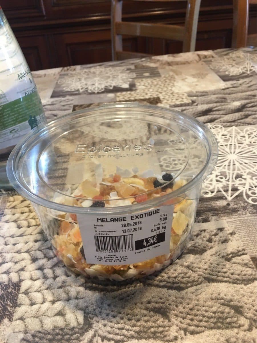 Open Food Facts Melange exotique packshot