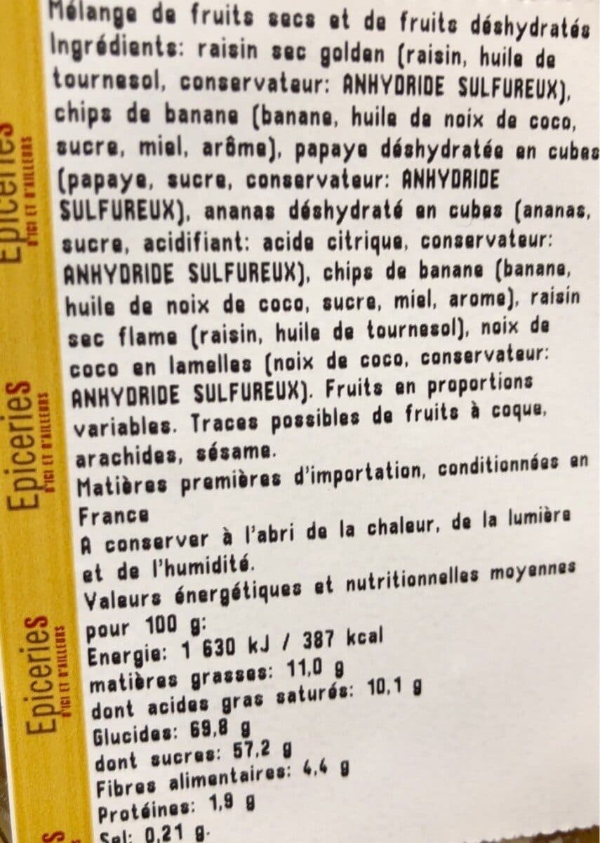 Open Food Facts Memange exotique packshot