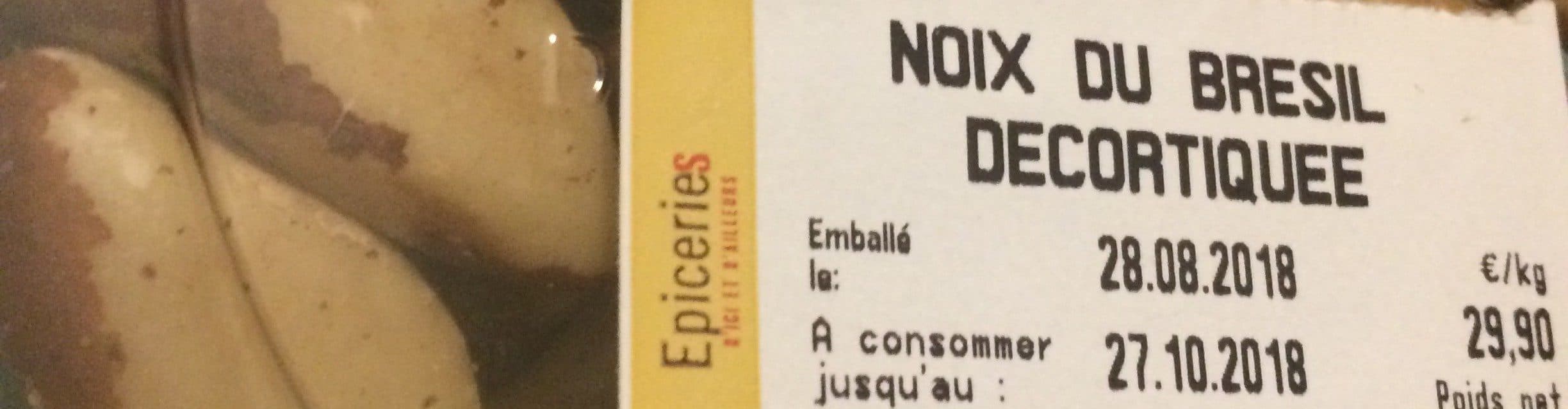 Open Food Facts Noix du bresil décortiquee packshot