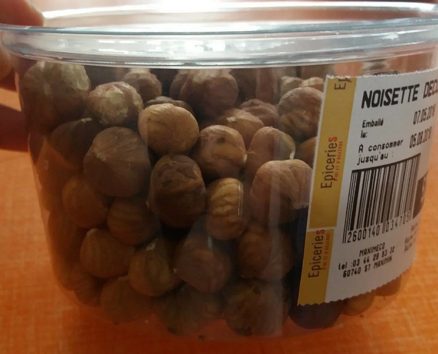 Open Food Facts Noisette décortiquée packshot