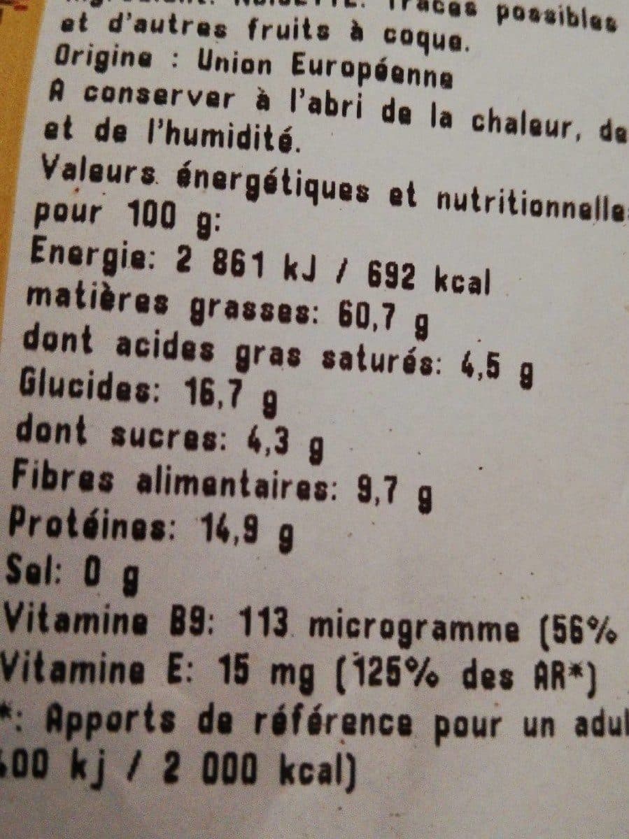 Open Food Facts Noisettes packshot