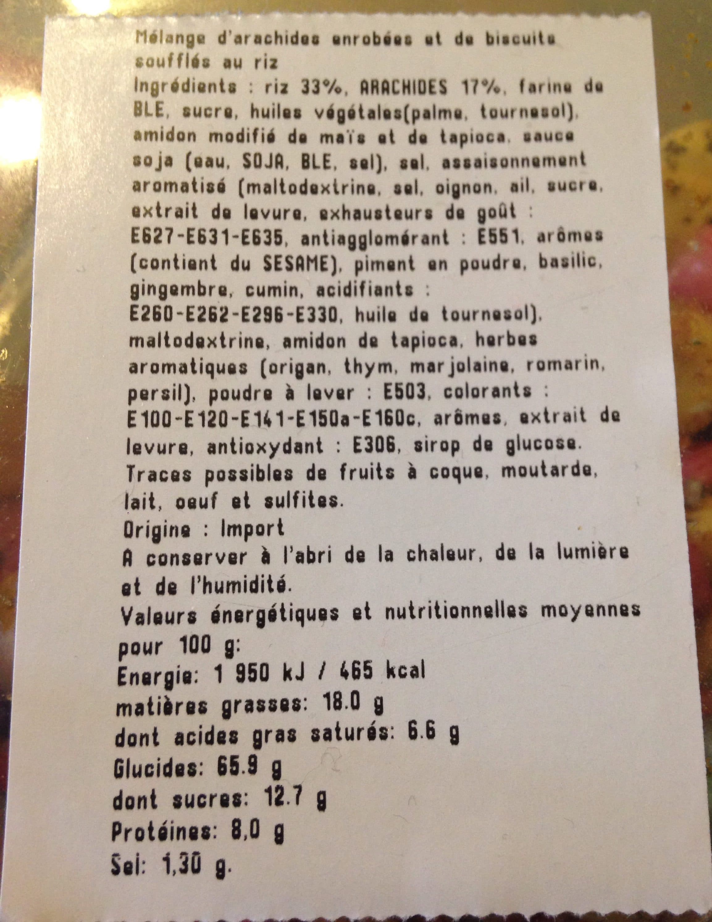 Epicerie D'ici Et D'ailleurs MELANGE SAMBAHIA packshot