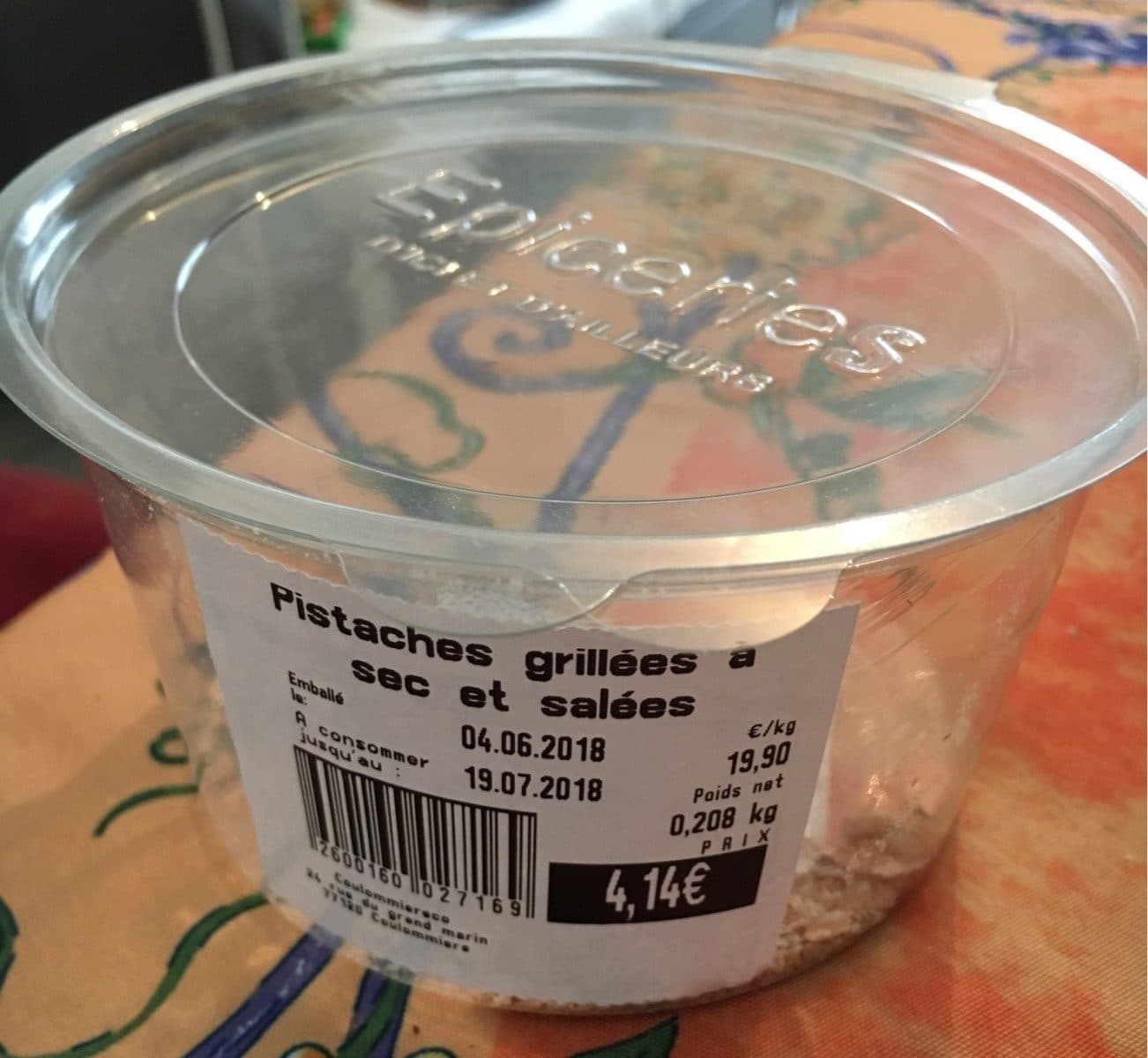 Open Food Facts Pistaches Grillées à sec et salées packshot