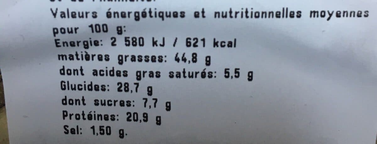Open Food Facts Pistaches grillées a sec et salées packshot
