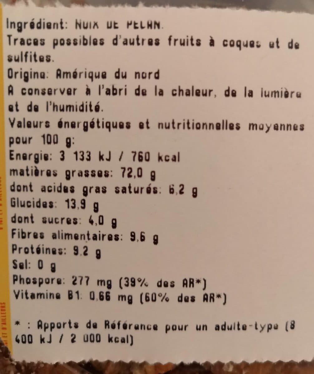 Open Food Facts Noix de pecan packshot