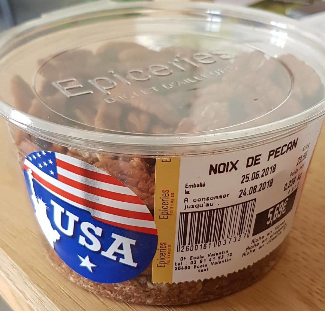 Open Food Facts Noix de pécan packshot