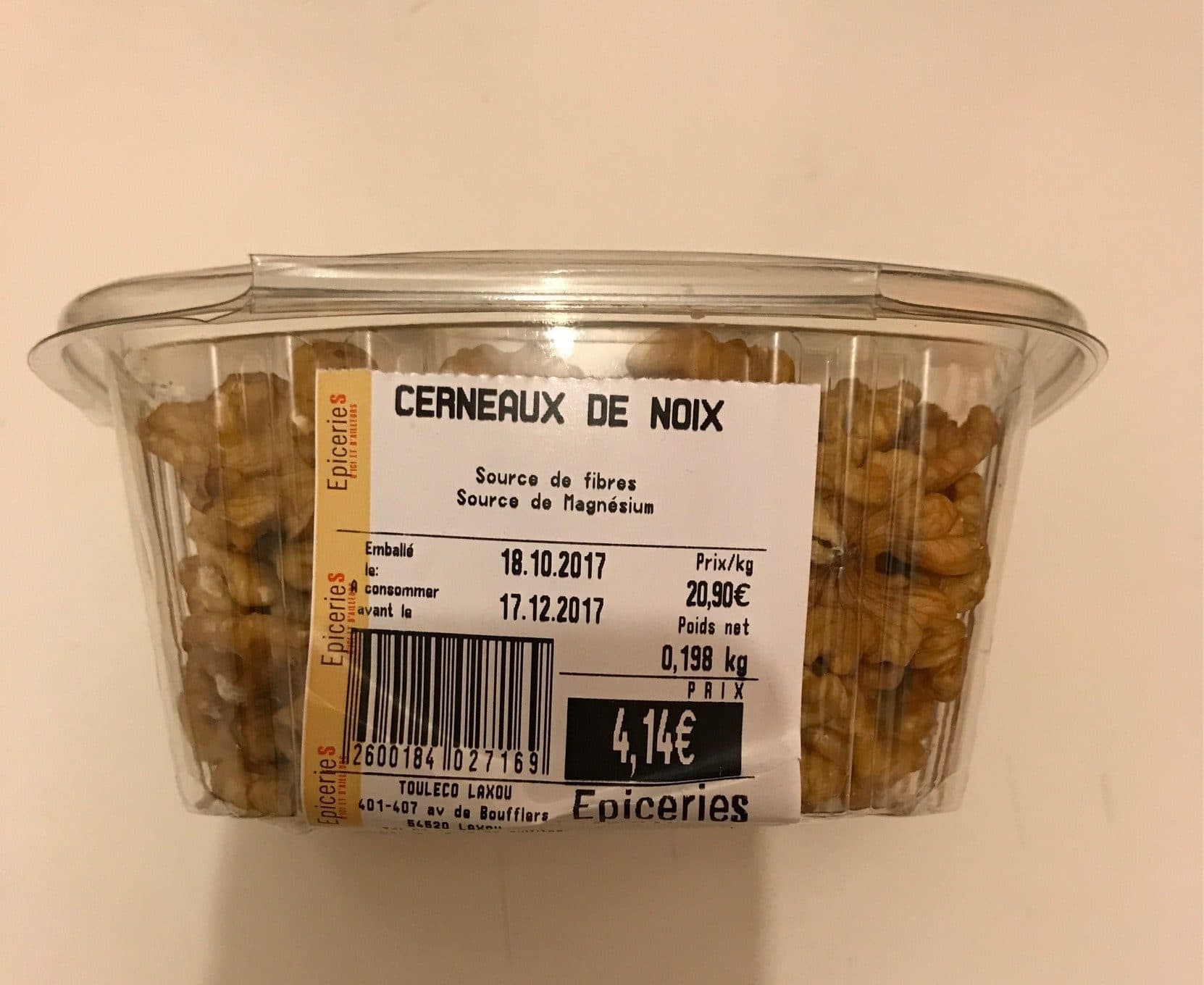 Epicerie d’ici et d’ailleurs Creneaux de noix packshot