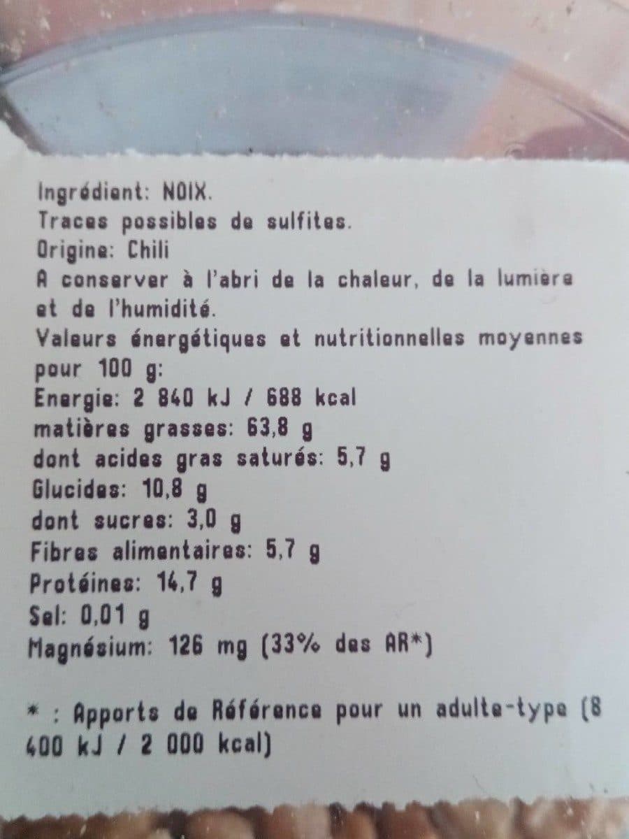 Open Food Facts Cerneaux de noix packshot