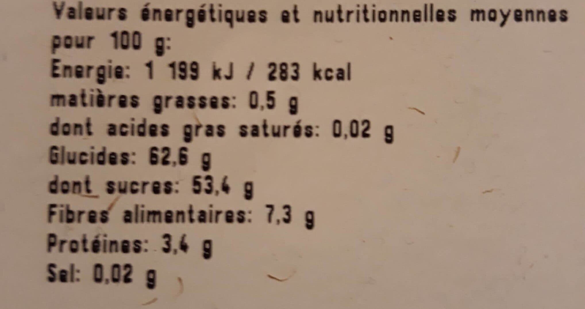Open Food Facts Abricots secs narurels packshot