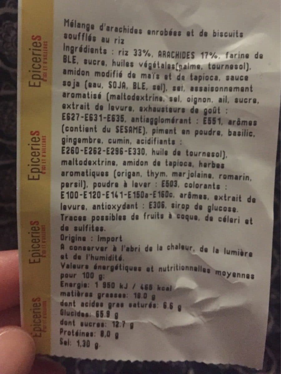 Open Food Facts Melange SAMBAHIA packshot