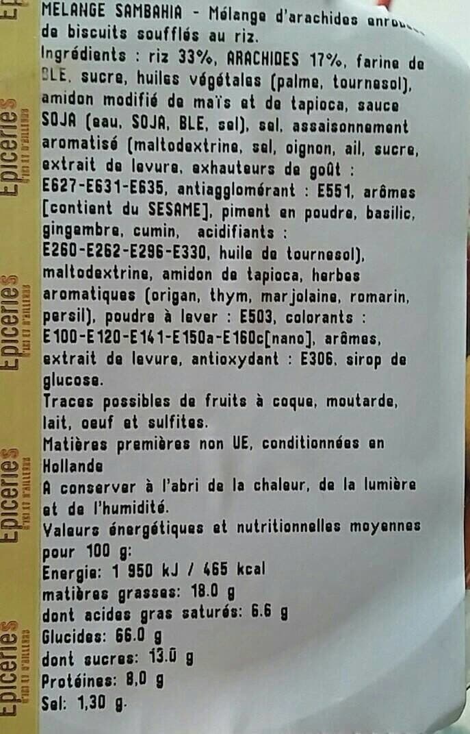 Open Food Facts Melange Sambahia packshot
