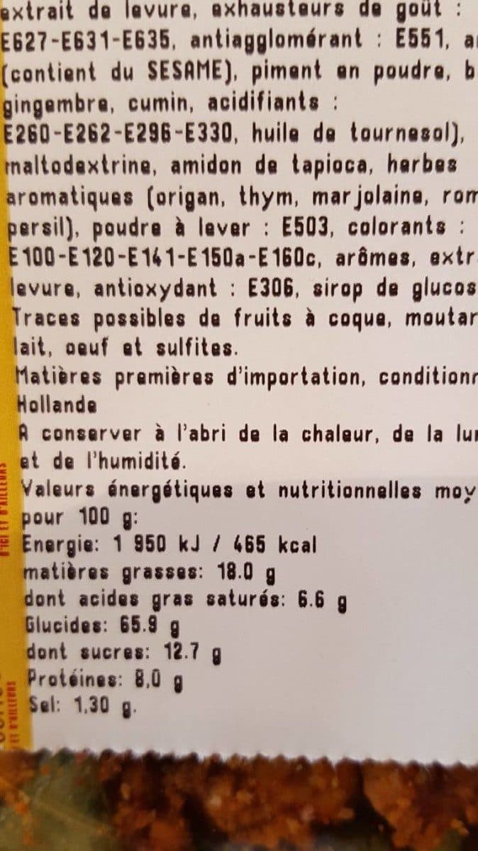 Open Food Facts Melange sambahia packshot
