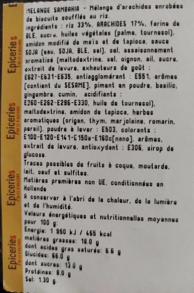 Open Food Facts Melange Sambahia packshot
