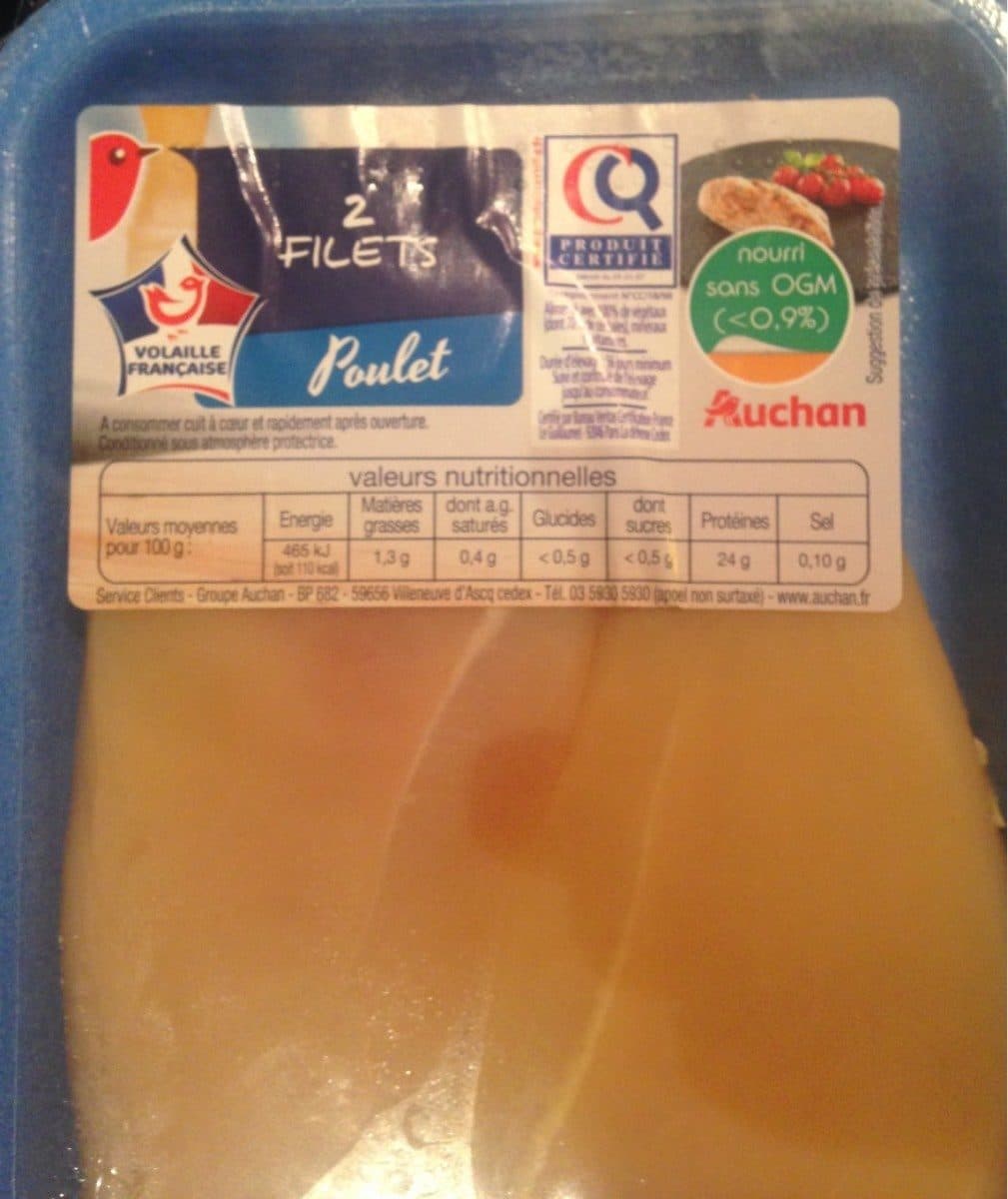 Open Food Facts Filet de poulet packshot