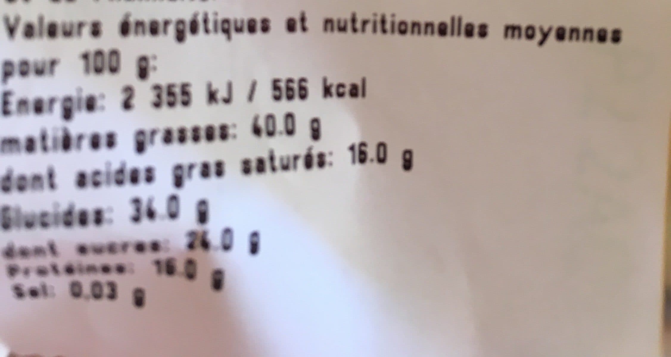 Open Food Facts Mélange de noix de cajou et de cranberries packshot