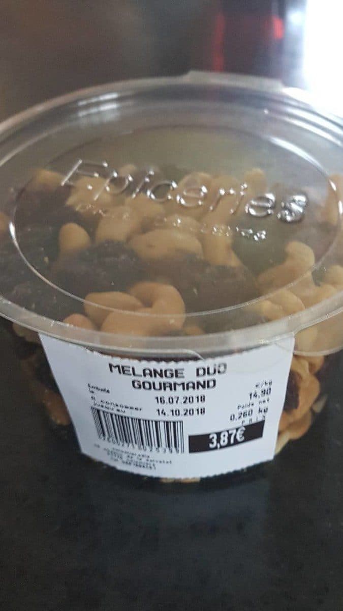 Open Food Facts Mélange duo gourmand packshot