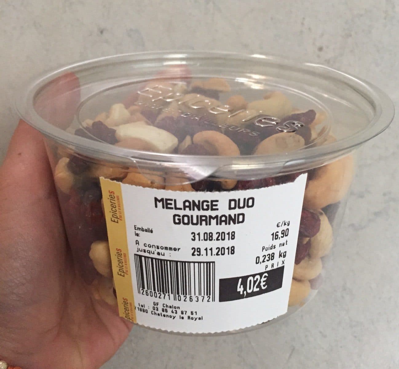 Open Food Facts Melange duo gourmand packshot