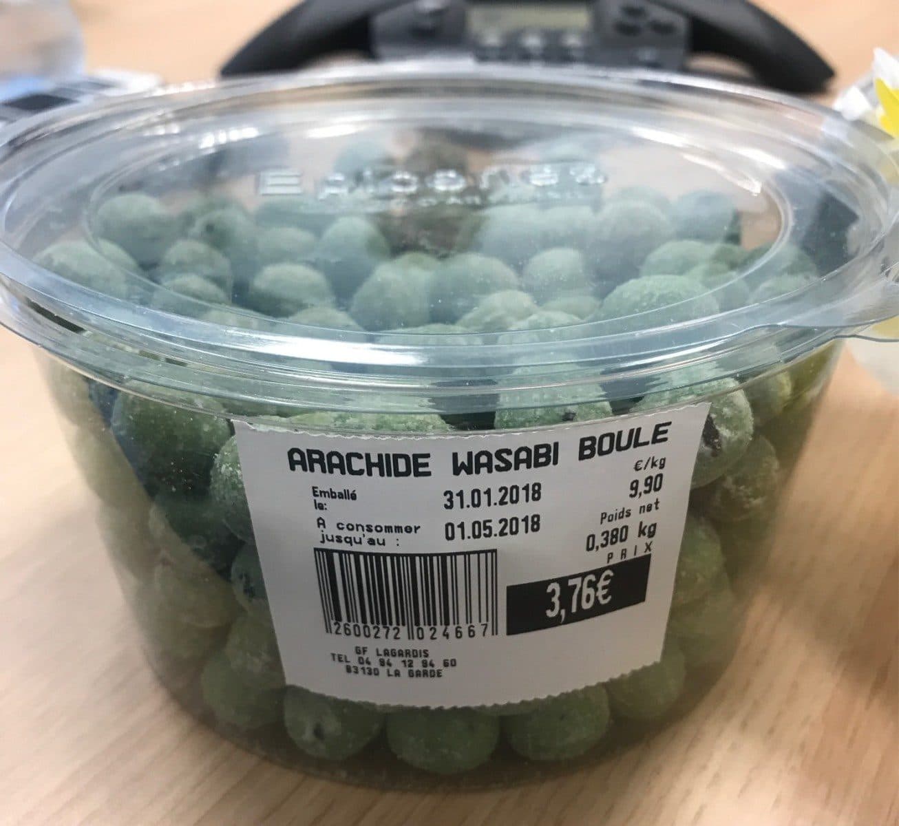 GF Lagardis Arachide wasabi boule packshot