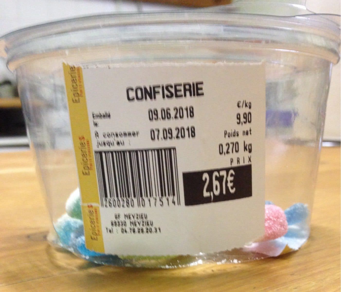 Open Food Facts Confiserie packshot