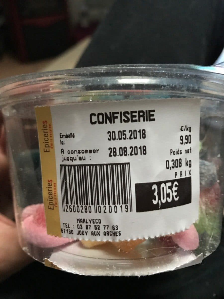 Open Food Facts Confiserie packshot