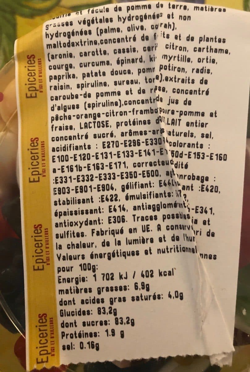 Open Food Facts Bombons packshot