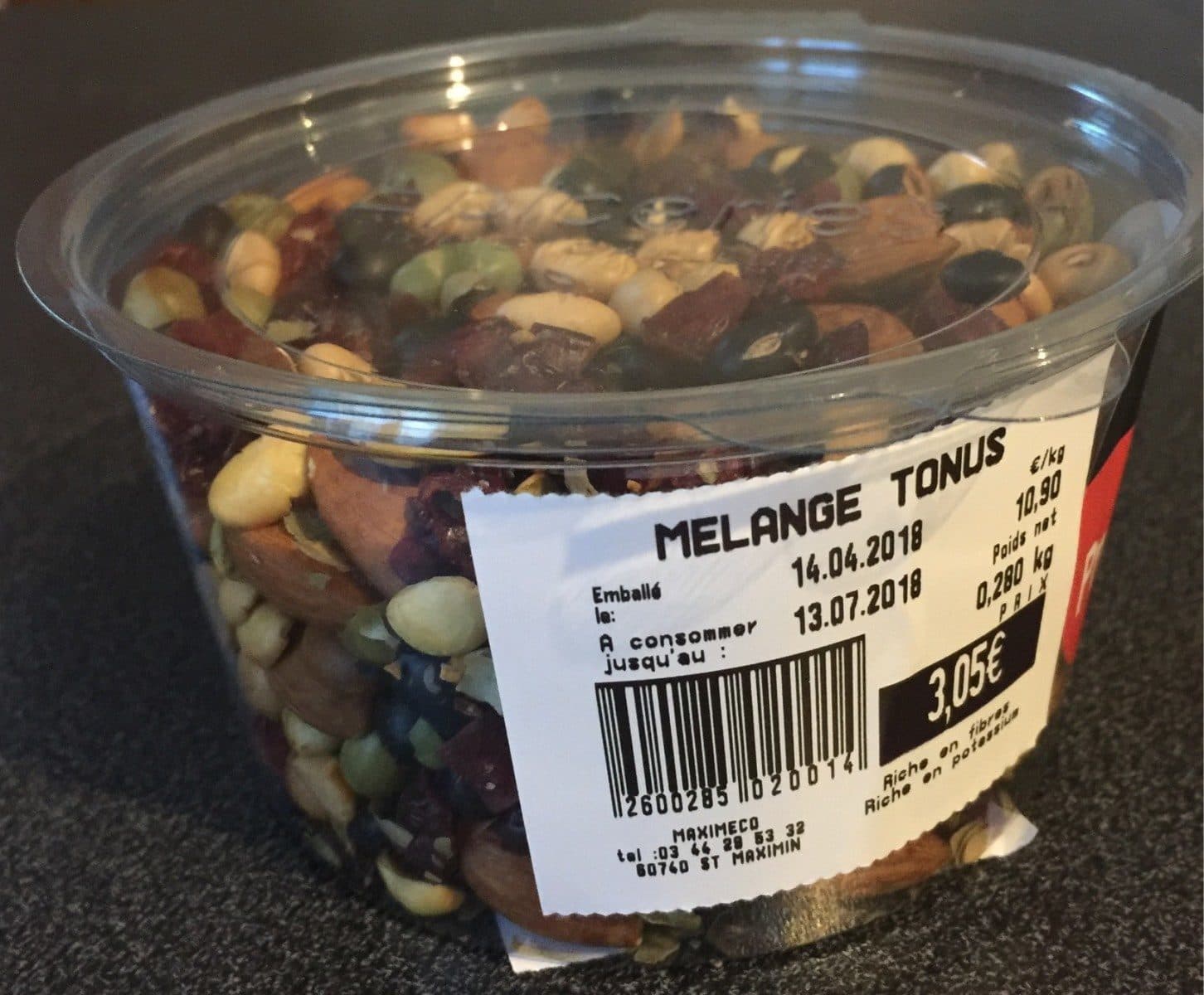 Open Food Facts Melange tonus packshot